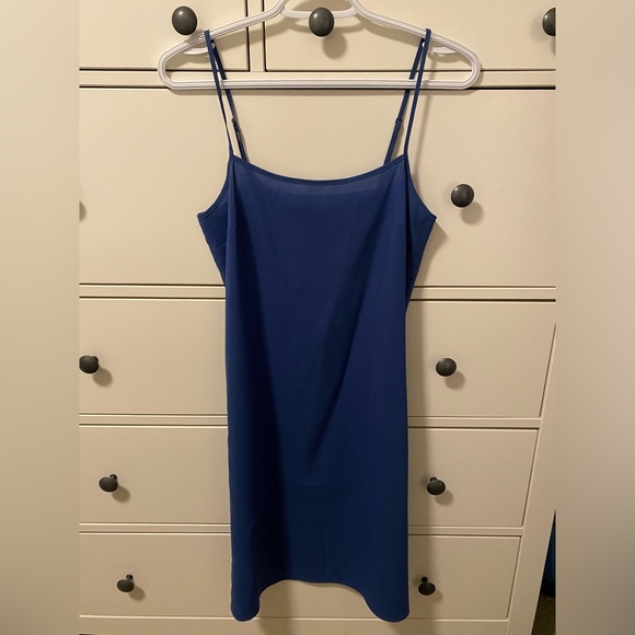 Banana Republic Blue Floral Dress Size 0 - Picture 6 of 8